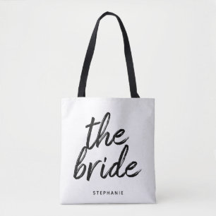 Mínimo Personalizado La Bolsa De La Novia Tote