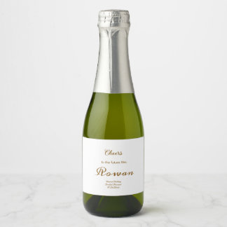 Mínimo y Chic | Etiqueta de Botella de Vino Blanco