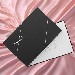 Mínimo y moderno Libro de invitados minimalista