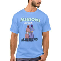Minions antes de las mucamas Graciosa camiseta ner