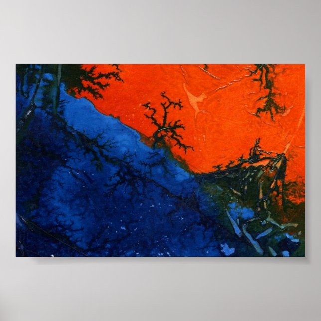 MiniPoster de arte abstracto (Frente)