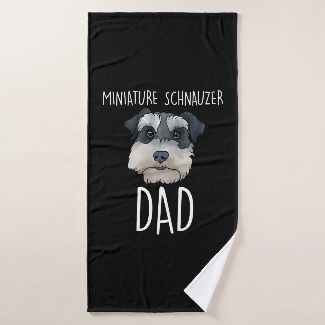 Ministra Schnauzer Dad (Toalla de baño)