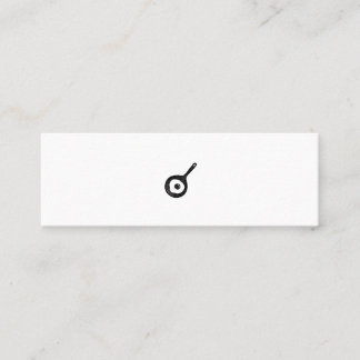 MINITARJETA DE VISITA ミニマムでシンプルな名刺 ビジネスカード 目玉焼き