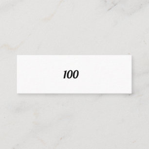 MINITARJETA DE VISITA 100