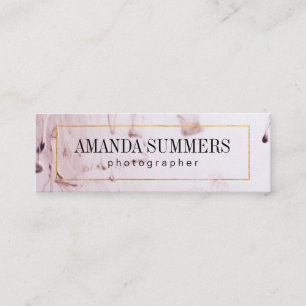 Minitarjeta De Visita Abstract Splatter   Fotografía