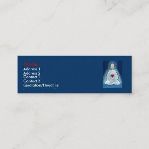 Minitarjeta De Visita "Aclaración sentida "