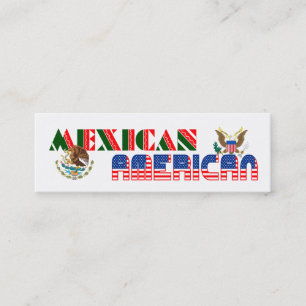 Minitarjeta De Visita Águilas Americanas Mexicanas