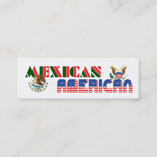 Minitarjeta De Visita Águilas Americanas Mexicanas