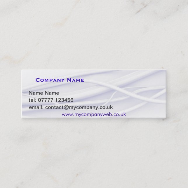 Minitarjeta De Visita Alambres (Anverso)