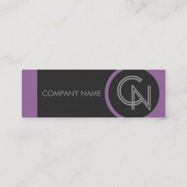 Minitarjeta De Visita Amethyst Purple Bold