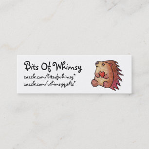 Minitarjeta De Visita ¡Amor del erizo!