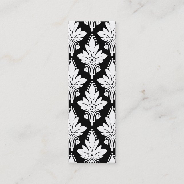 Minitarjeta De Visita AMOROSO en blanco en negro (Anverso)