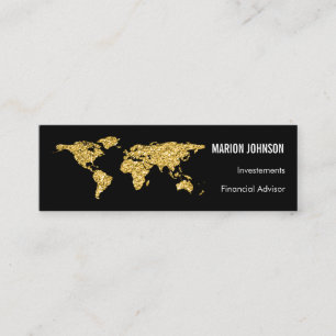 Minitarjeta De Visita Analista del consejero de las finanzas de las