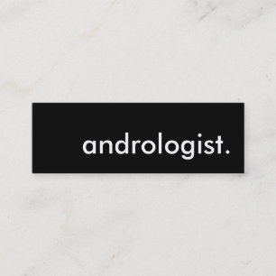 Minitarjeta De Visita andrologista.