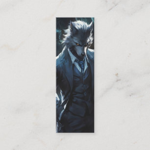 Minitarjeta De Visita Anime Werewolf Gentleman
