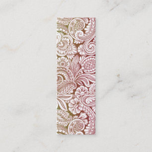 Minitarjeta De Visita Arabesque del Victorian, HALYDON