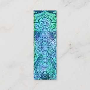 Minitarjeta De Visita Arabesque del Victorian, KASBAH - trullo y