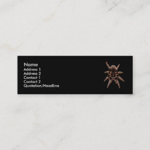 Minitarjeta De Visita Araña del Tarantula