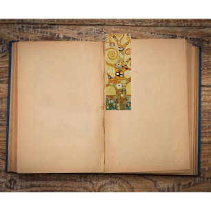 Minitarjeta De Visita Árbol de Vida Dorado Arte – Klimt Art Nouveau