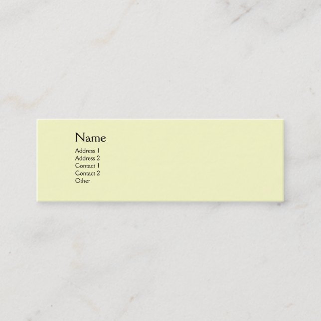 MINITARJETA DE VISITA ÁRBOLES CIPRESOS Y PINO MEDITERRÁNEO EN TOSCANA (Anverso)