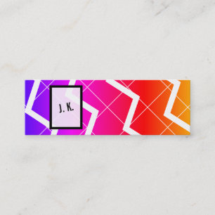 Minitarjeta De Visita Arcoiris