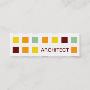 Minitarjeta De Visita ARQUITECTO (cuadrados mod)