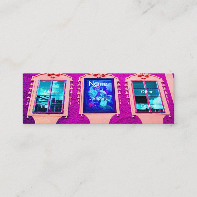 Minitarjeta De Visita Arquitecto de Windows II (Anverso)