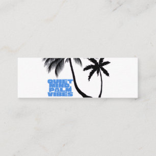 Minitarjeta De Visita Arte de pared de dos palmeras   Minimalista tropic