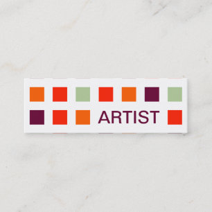 Minitarjeta De Visita ARTISTA (cuadrados mod)