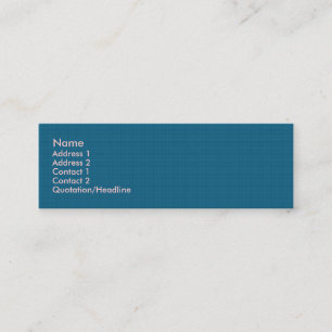 Minitarjeta De Visita Atractivas estrellas azules brillantes en azul osc