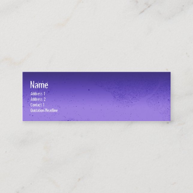 Minitarjeta De Visita Azul 2 del AMOR del ÁRBOL (Anverso)