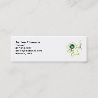 Minitarjeta De Visita B-Tarjeta del interno