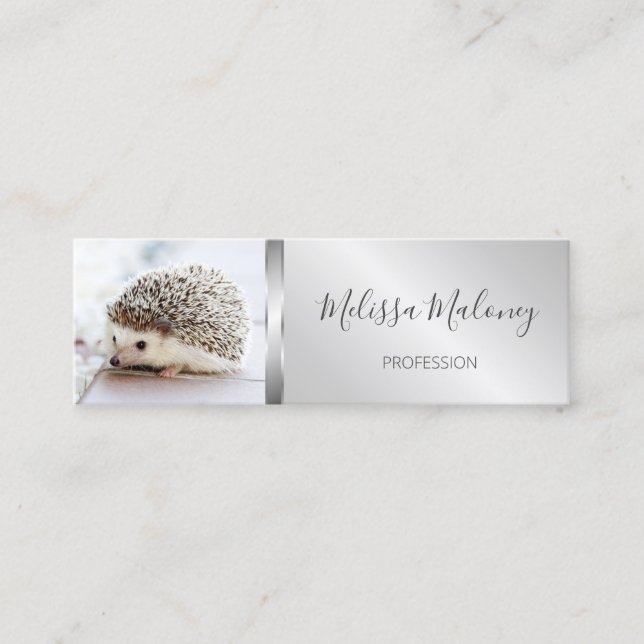 Minitarjeta De Visita Baby Hedgehog (Anverso)