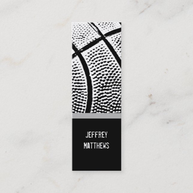 Minitarjeta De Visita Baloncesto (Anverso)