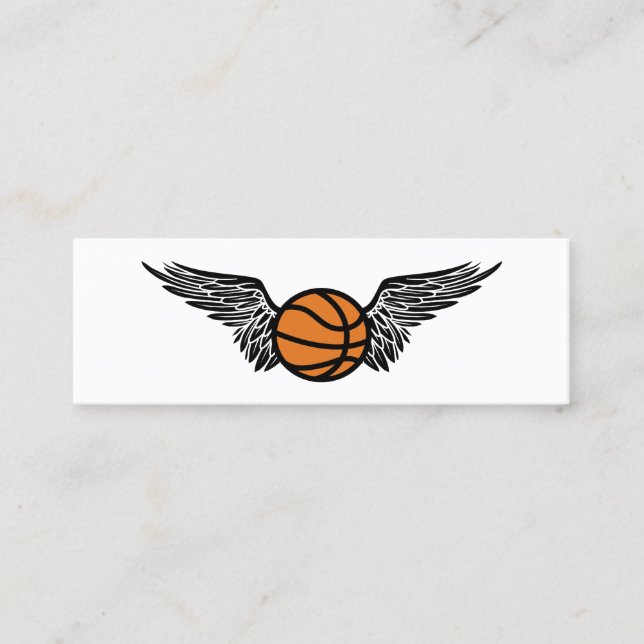 Minitarjeta De Visita baloncesto en volante (Anverso)