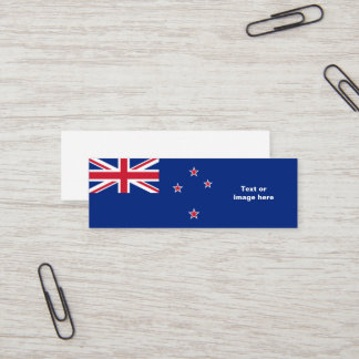 Minitarjeta De Visita Bandera de Nueva Zelanda: Union Jack, Southern Cro