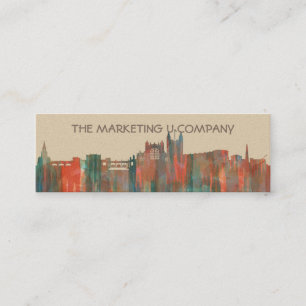 MINITARJETA DE VISITA BAÑO, HORIZONTE BRITÁNICO