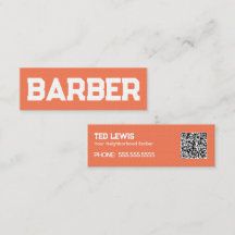 Barber Peach Fuzz QR