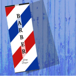 Minitarjeta De Visita Barber Shop Pole Hairdresser Profesional Moderno