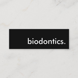 Minitarjeta De Visita biodoncia.