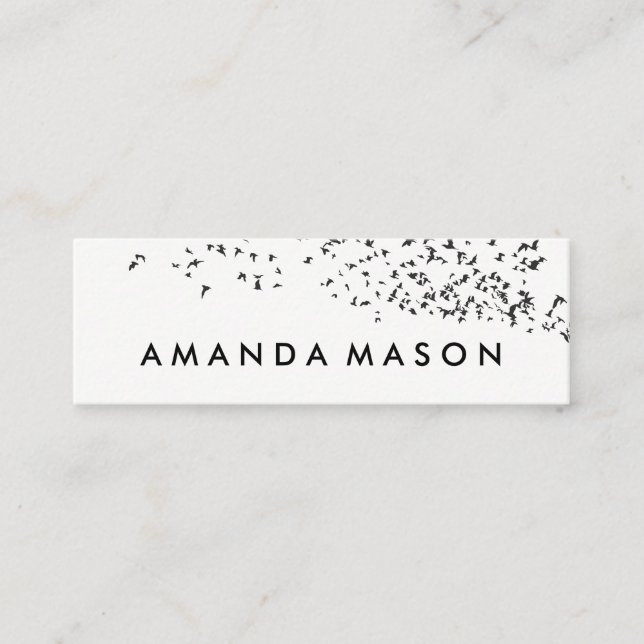 Minitarjeta De Visita Bloqueo de aves (Anverso)