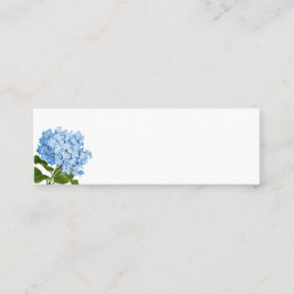 Minitarjeta De Visita Blue Hydrangea Blank Place Card
