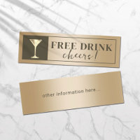 Bolsa moderna para bebidas de oro