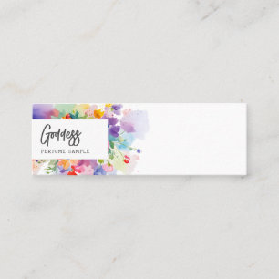 Minitarjeta De Visita Bonito Floral Perfume Tester