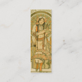 Minitarjeta De Visita Bosnia y Herzegovina por Alphonse Mucha (1900)