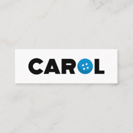 Minitarjeta De Visita Botón Carol