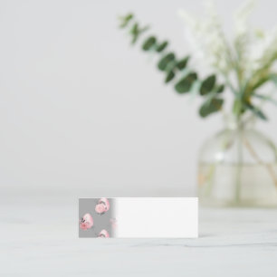 Minitarjeta De Visita Brillantes huevos de Pascua Rosa Delicada Primaver