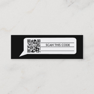 Minitarjeta De Visita Burbuja cómica