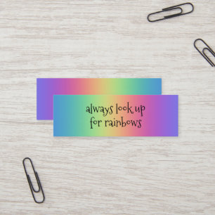 Minitarjeta De Visita Buscar siempre las minitarjetas para empresas Rain