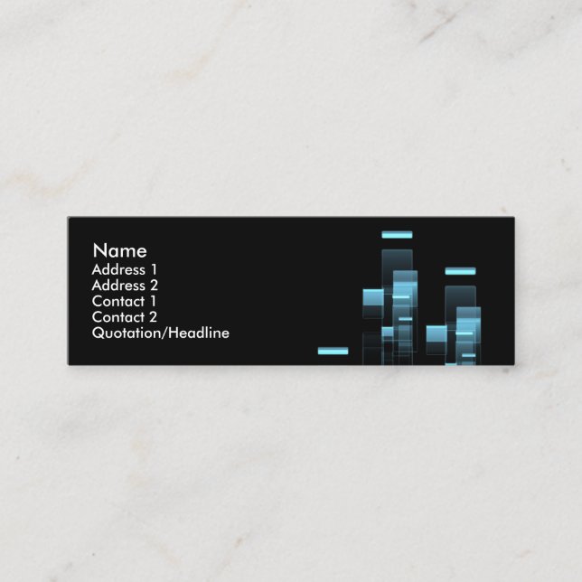 Minitarjeta De Visita business_card_design (Anverso)
